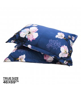 Blue Bedsheet With Pillow Covers