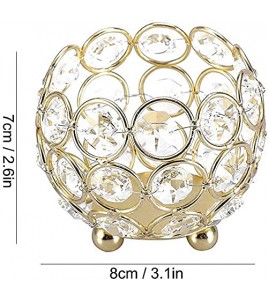 Crystal Bowl Candle Holders Set Crystal Bowl Candle Holders Set
