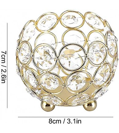 Crystal Bowl Candle Holders Set