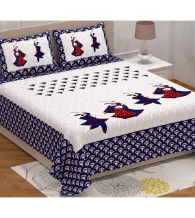 Double Bedsheet With Pillow Covers