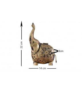 Elephant Design Candle Holder