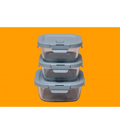 Glass Serving Bowl Set