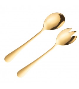 Golden Serving Spoons