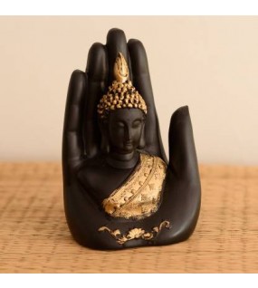 Handcrafted Buddha Palm Showpiece Handcrafted Buddha Palm Showpiece