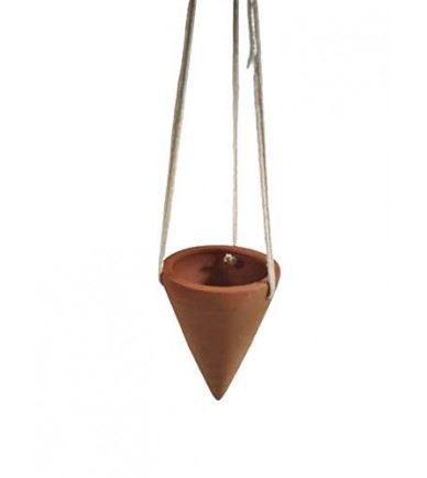Hanging Cone Planter With Rope Hanging Cone Planter With Rope