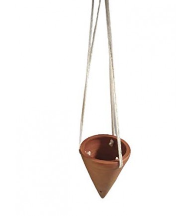 Hanging Cone Planter With Rope Hanging Cone Planter With Rope