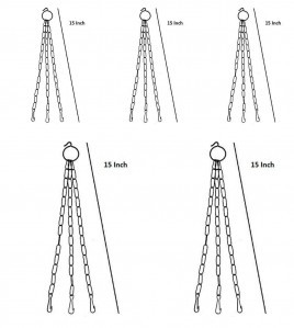 Hanging Pots Chains Set