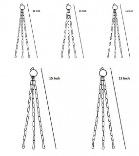 Hanging Pots Chains Set