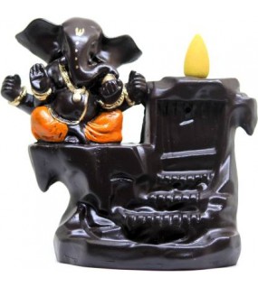 Lord Ganesha With Incense Cones Lord Ganesha With Incense Cones