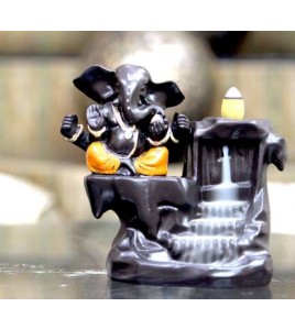 Lord Ganesha With Incense Cones Lord Ganesha With Incense Cones