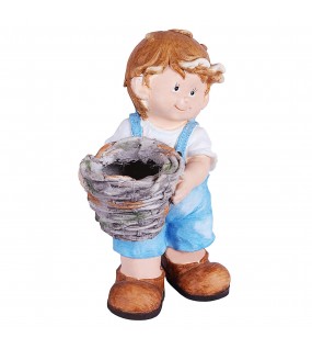 Plastic Boy With Pot Plastic Boy With Pot