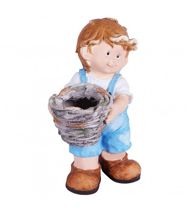 Plastic Boy With Pot