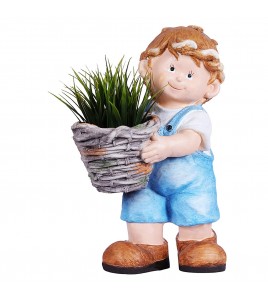 Plastic Boy With Pot