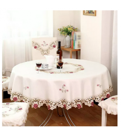 Rose Round Tablecloth