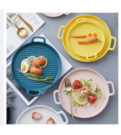 Round Ceramic Serving Plate