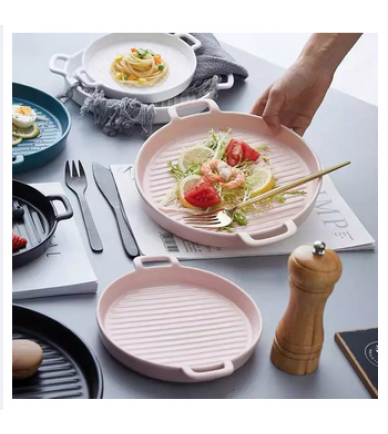 Round Ceramic Serving Plate