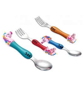 Steel Kids Cutlery Set