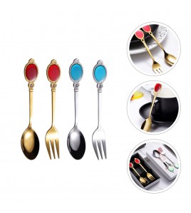 Vintage Coffee Spoon Fork Set