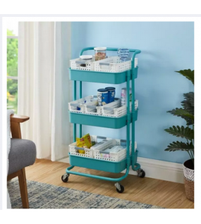 Wheels And Handle Rack Organizer