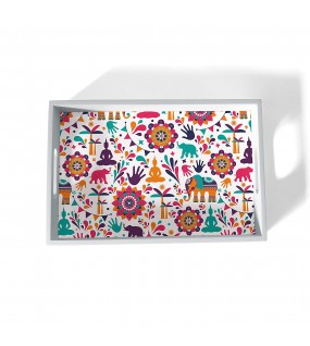 White Border Tray White Border Tray