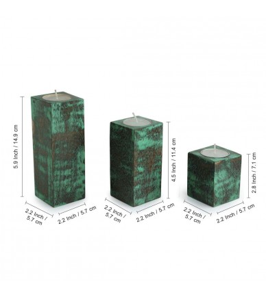 Wood Tealight Candle Holder