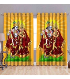 Yellow Window Curtain Single Yellow Window Curtain Single