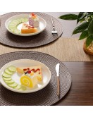 Brown Wipeable Table Mat