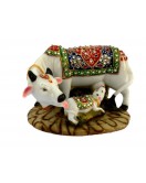 Cow And Calf Handcrafted Showpiece