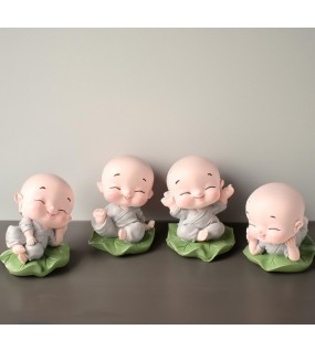 Cute Meditating Monk Statues Showpiece Cute Meditating Monk Statues Showpiece