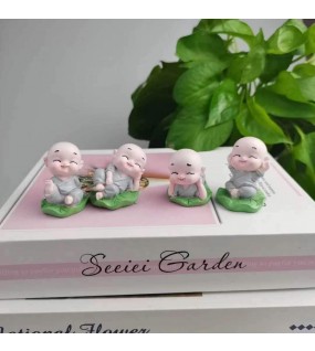 Cute Meditating Monk Statues Showpiece Cute Meditating Monk Statues Showpiece