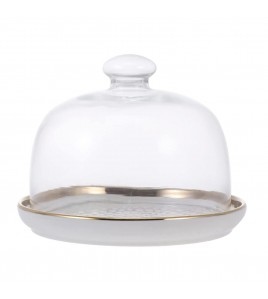 Decorative Glass Lid Cake Holder Tray Decorative Glass Lid Cake Holder Tray