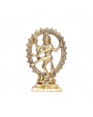 Gold Plated Dancing Shiva Showpiece