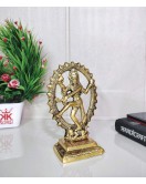 Gold Plated Dancing Shiva Showpiece