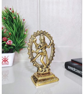 Gold Plated Dancing Shiva Showpiece Gold Plated Dancing Shiva Showpiece