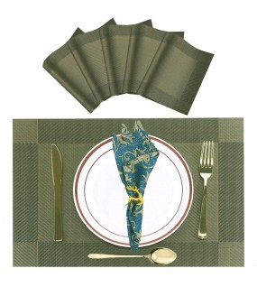 Green Melange Rectangular Table Mat