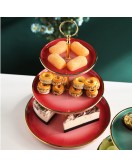 Multi Color Pastry Serving Tray