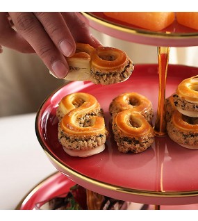 Multi Color Pastry Serving Tray Multi Color Pastry Serving Tray