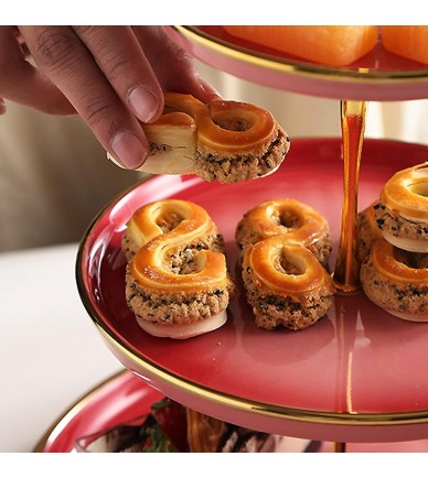 Multi Color Pastry Serving Tray