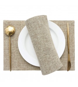 Natural Linen Jute Tablemats Natural Linen Jute Tablemats