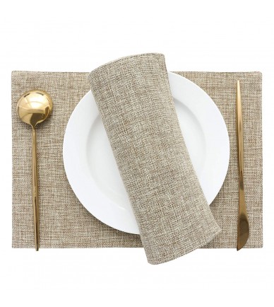 Natural Linen Jute Tablemats Natural Linen Jute Tablemats