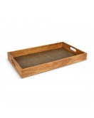 Rectangular Brown Multipurpose Tray