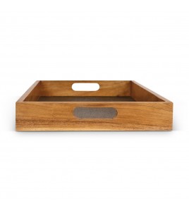 Rectangular Brown Multipurpose Tray