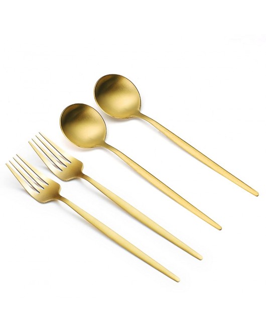 Stainless Steel Spoon And Yogurt Mixing Fork