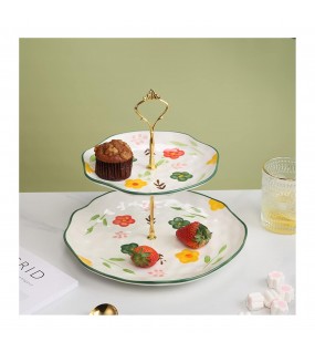 Tea Pastry Fruit Serving Tray Tea Pastry Fruit Serving Tray