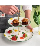 Tea Pastry Fruit Serving Tray