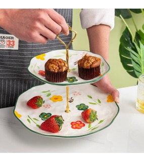 Tea Pastry Fruit Serving Tray Tea Pastry Fruit Serving Tray