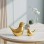 Ceramic Golden Blessing Birds Figurine