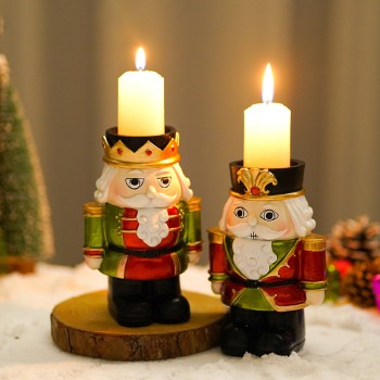 Christmas Nutcracker Candlestick