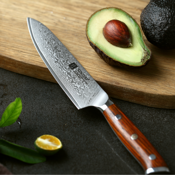 Core Damascus Steel Chef Santoku Utility Knife