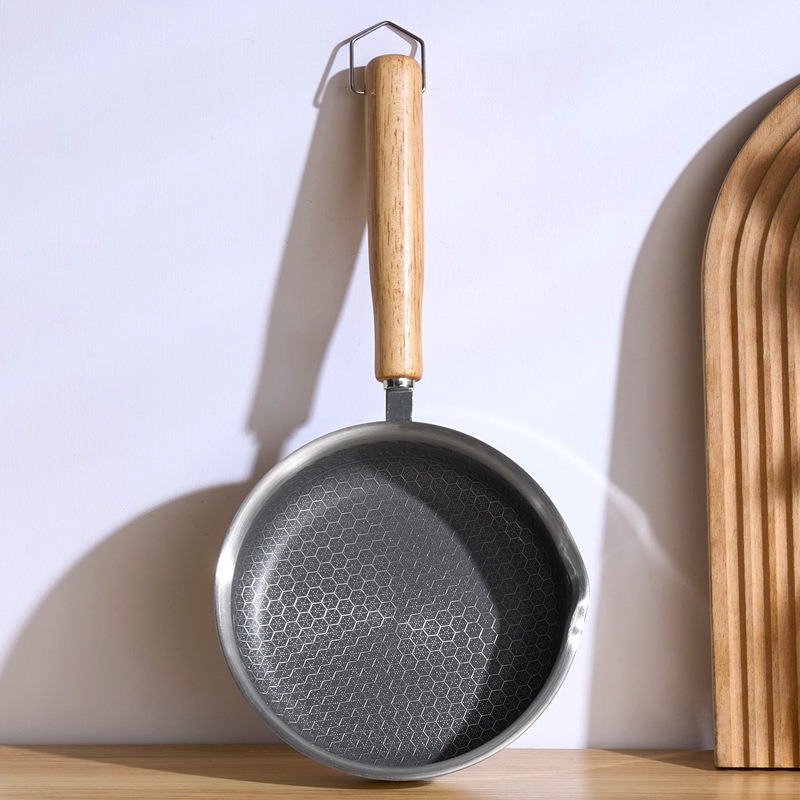 Stainless Steel Flat Bottomed Frying Pan